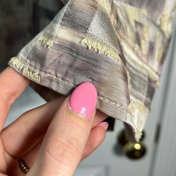 Chico’s Petra Jacquard Patchwork Blazer Size 2 - Picture 4 of 11